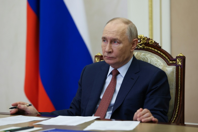 Le président russe Vladimir Poutine à Moscou le 13 juin 2026, photo diffusée par l'agence d'Etat russe Sputnik