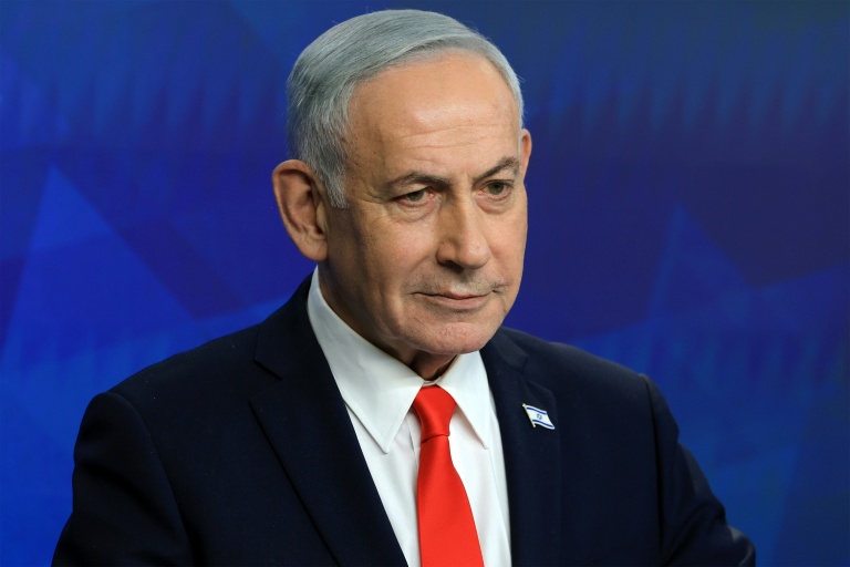 Le Premier ministre israélien Benjamin Netanyahu tient une conférence de presse à Jérusalem, le 15 juin 2026