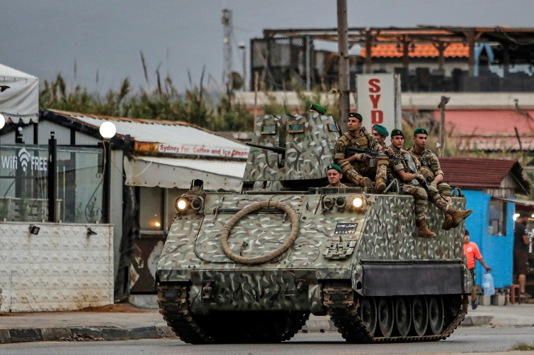 On May 14, 2022, Lebanese soldiers boarded a bus in the northern city of Tripoli.