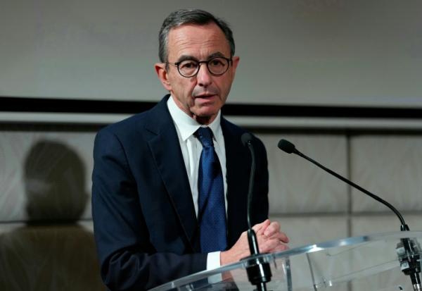 Le candidat LR à la présidentielle Bruno Retailleau à Paris le 14 octobre 2026