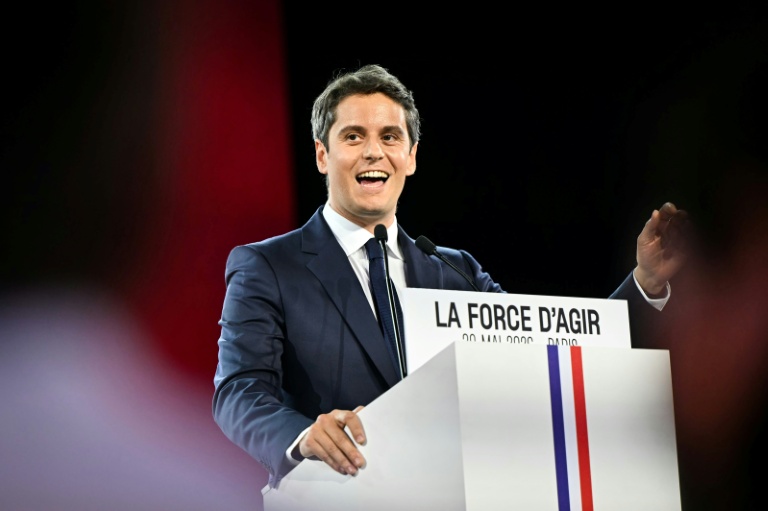 Le secrétaire général du parti Renaissance, Gabriel Attal, à Paris le 30 mai 2026