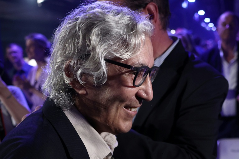 L'écrivain franco-algérien Boualem Sansal  au meeting de Bruno Retailleau, président de LR et candidat à la présidentielle, le 20 juin 2026 à Paris