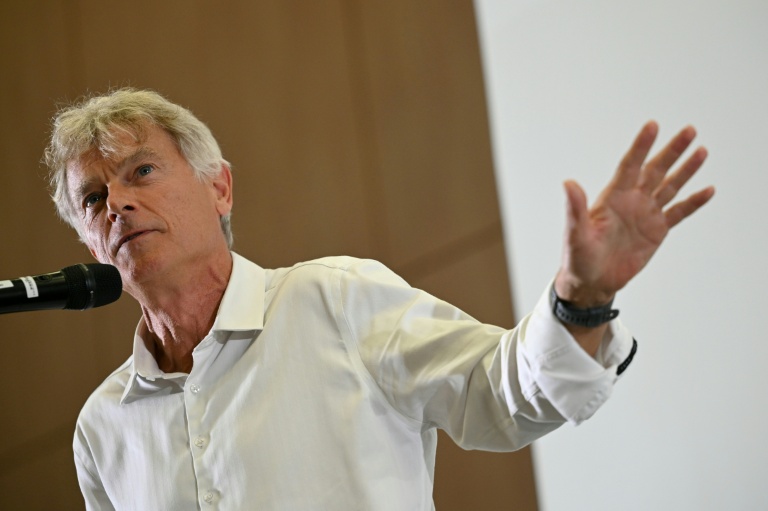 Le secrétaire national du Parti communiste Fabien Roussel, aux universités d'été du parti à Toulouse le 22 août 2026