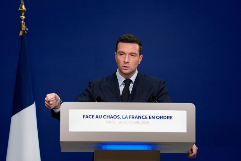 Jordan Bardella le 19 octobre 2026