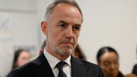 Le maire de Paris Emmanuel Grégoire aux Assises de la santé mentale à Paris le 1er avril 2026