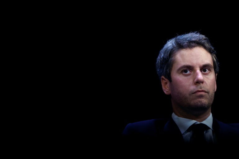 Le secrétaire général de Renaissance Gabriel Attal à Paris, le 11 avril 2026