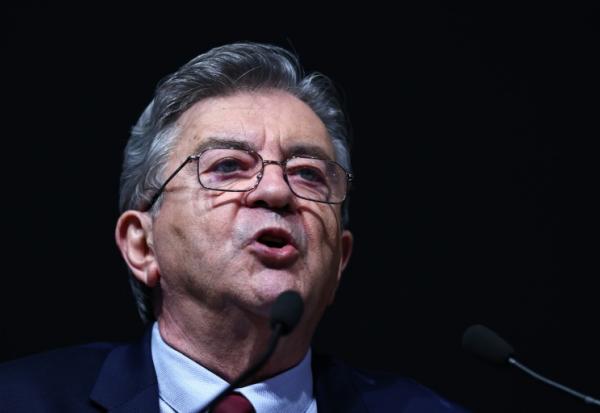 Le candidat LFI à la présidentielle Jean-Luc Mélenchon à Paris le 28 septembre 2026