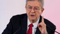 Le candidat Insoumis à l'élection présidentielle, Jean-Luc Mélenchon, à Paris le 28 octobre 2026