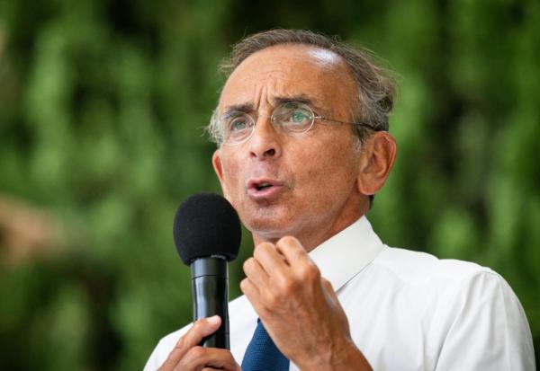 Le président du parti français d'extrême droite Reconquête, Éric Zemmour à Orange dans le Vaucluse, le 7 septembre 2024