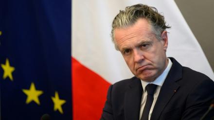 Le maire d'Angers et numéro 2 du parti Horizons Christophe Béchu le 27 février 2026 à Angers