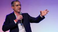 François Ruffin, lors d'un meeting du Front populaire 2027, Paris, le 5 mai 2026
