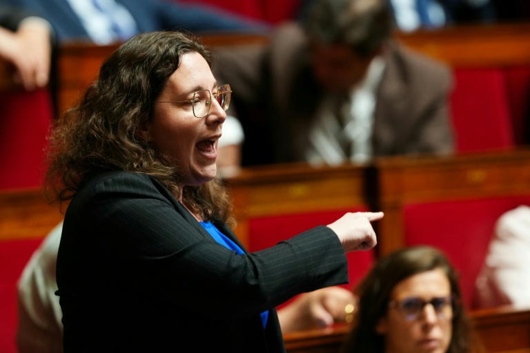 La présidente des députés écologistes Cyrielle Chatelain le 21 juillet 2026 à l'Assemblée nationale, à Paris