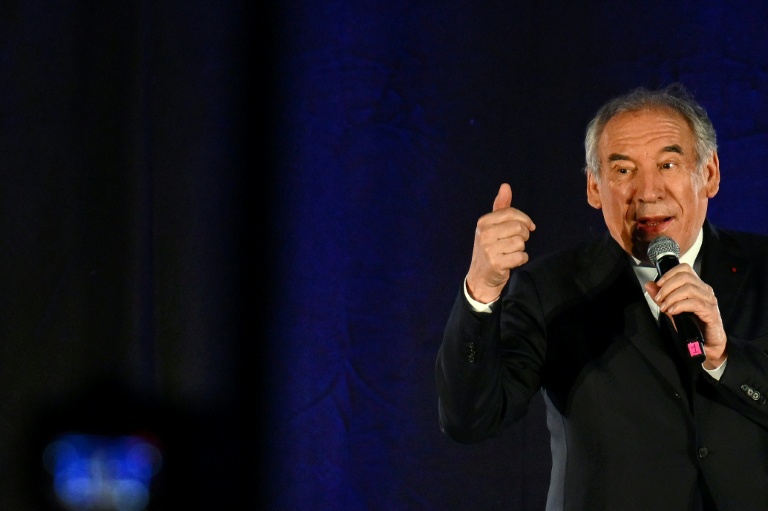 François Bayrou à Pau dans les Pyrénées-Atlantiques le 12 mars 2026