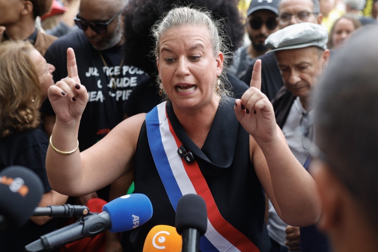 La cheffe des députés LFI Mathilde Panot à Paris le 20 septembre 2026