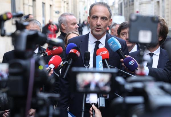Le candidat de la gauche sociale-démocrate à la présidentielle Raphaël Glucksmann, à Paris le 22 octobre 2026