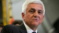 Le président de la région Normandie Hervé Morin le 13 juin 2025, à Vernon dans l'Eure