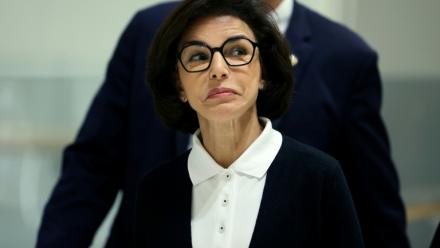 Rachida Dati arrive au palais de justice pour le dernier jour de son procès pour corruption, le 28 septembre 2026 à Paris