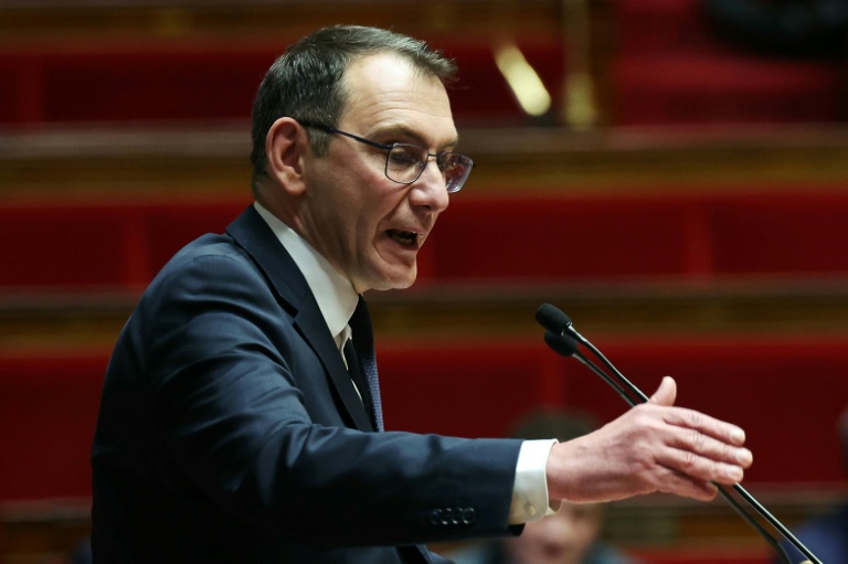 Le député RN Laurent Jacobelli à l'Assemblée nationale le 10 février 2025, à Paris