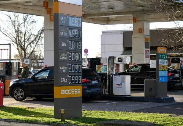 Une station-essence à Forbach, le 27 mars 2026 