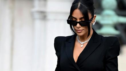 L'influenceuse Kim Kardashian au palais de Justice de Paris, le 13 mai 2025