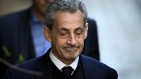 L'ancien président Nicolas Sarkozy quitte sa résidence pour se présenter à la prison de La Santé, le 21 octobre 2025 à Paris 