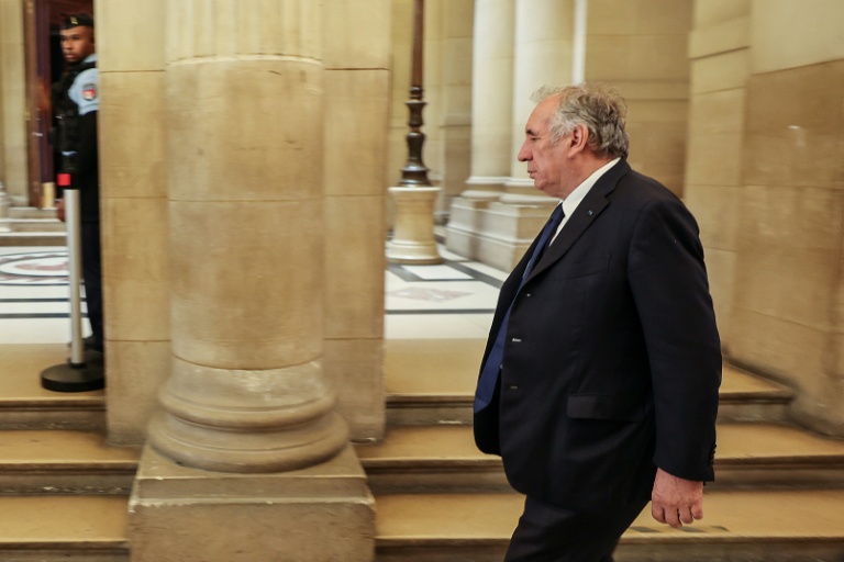 Le Président du Modem François Bayrou à la cour d'appel de Paris le 28 septembre 2026 