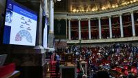 Les résultats du vote sur la loi de programmation militaire à l'Assemblée nationale le 19 mai 2026, à Paris