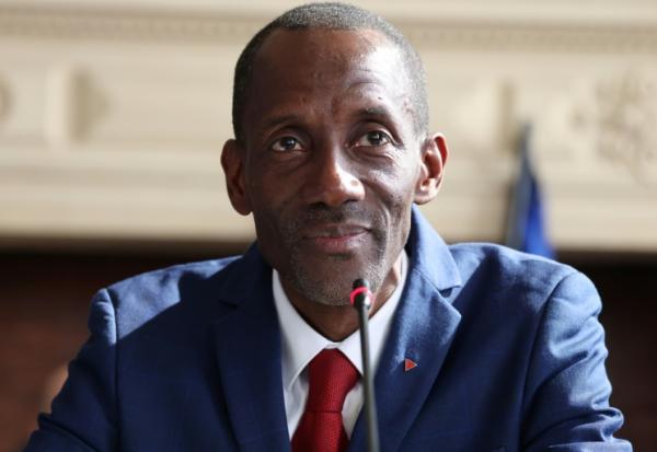 Le maire de Saint-Denis Bally Bagayoko le 21 mars 2026 à Saint-Denis