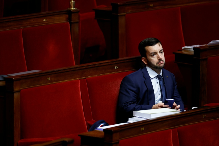Le député RN Jean-Philippe Tanguy à l'Assemblée nationale le 5 décembre 2025