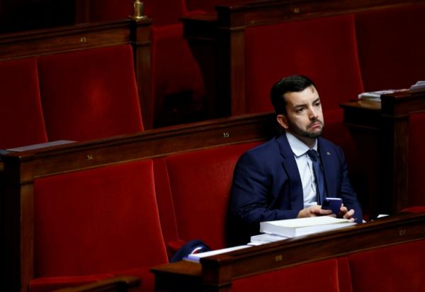 Le député RN Jean-Philippe Tanguy à l'Assemblée nationale le 5 décembre 2025