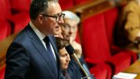 Le député Xavier Albertini prend la parole à l'Assemblée nationale, à Paris, le 16 juin 2026