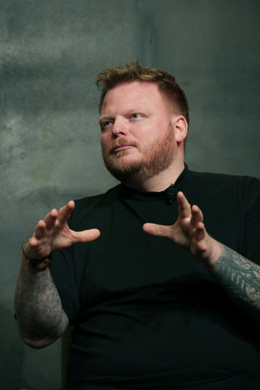 Le chef danois Rasmus Munk pendant une interview avec l'AFP dans le complexe touristique Xcaret, à Playa del Carmen, au Mexique, le 20 septembre 2026