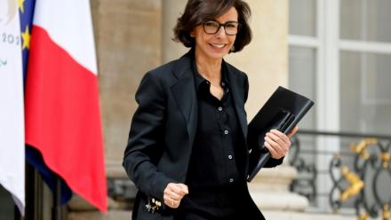 Rachida Dati sur le perron de l'Elysée, le 21 mai 2024 à Paris