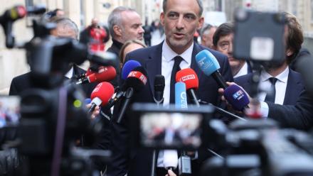 Raphaël Glucksmann à Paris, le 22 octobre 2026