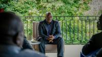 L'ancien président de la RDC, Joseph Kabila, lors d'une rencontre avec des dirigeants de diverses confessions religieuses dans l'une de ses résidences à Goma, le 29 mai 2025