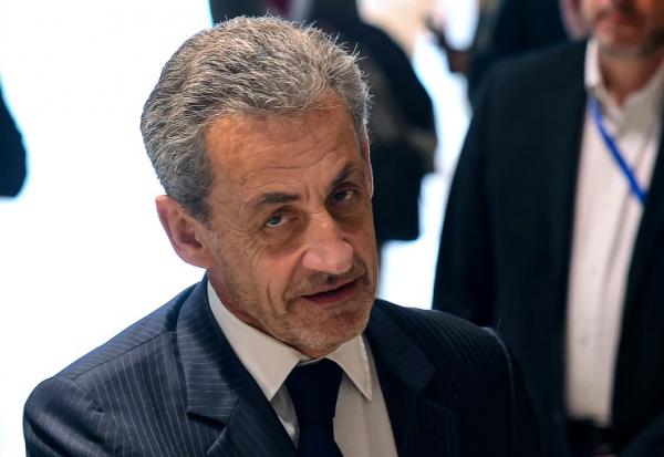 Nicolas Sarkozy au dernier jour du procès des soupçons de financement libyen de sa campagne présidentielle de 2007, à Paris le 8 avril 2025