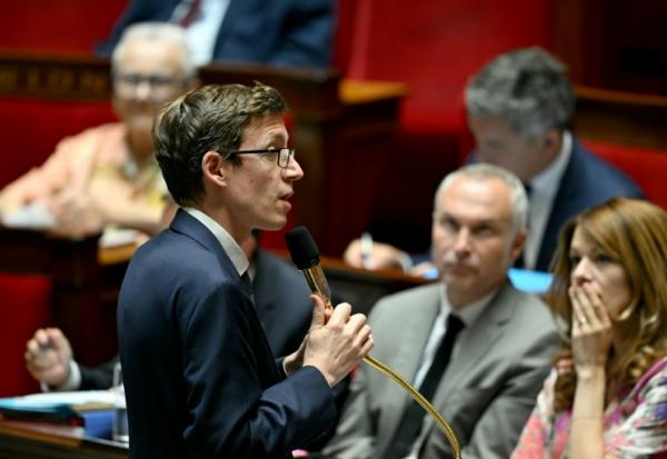 Le ministre de l'Education Edouard Geffray lors d'une séance de questions au gouvernement à l'Assemblée nationale, le 1er juillet 2026 à Paris