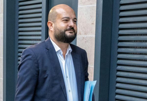 Le maire RN de Fréjus David Rachline le 30 septembre 2025 à Draguignan