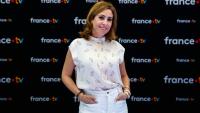 La journaliste Léa Salamé lors de la présentation de la nouvelle saison de France Télévisions à Paris le 8 juillet 2025