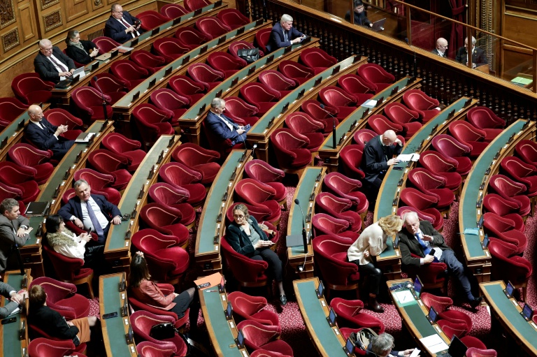Vue du Sénat, le 23 décembre 2025 à Paris