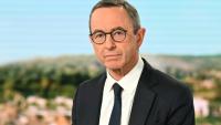 Le patron des Républicains et ministre de l'Intérieur sortant Bruno Retailleau sur le plateau du 13 Heures de TF1, le 6 octobre 2025 à Boulogne-Billancourt, près de Paris