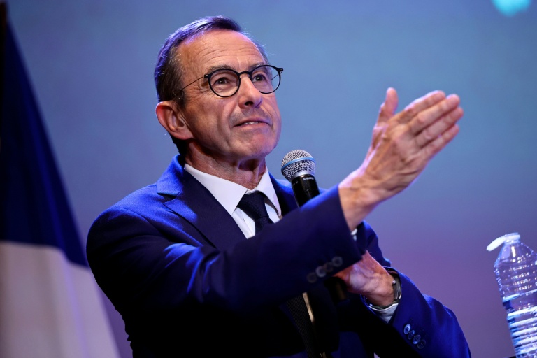 Bruno Retailleau (Les Républicains), candidat à l'élection présidentielle, à Boulogne-Billancourt, le 31 août 2026