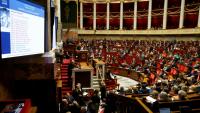 Des députés participent aux débats sur le projet de réforme des retraites, à Paris, le 6 janvier 2023
