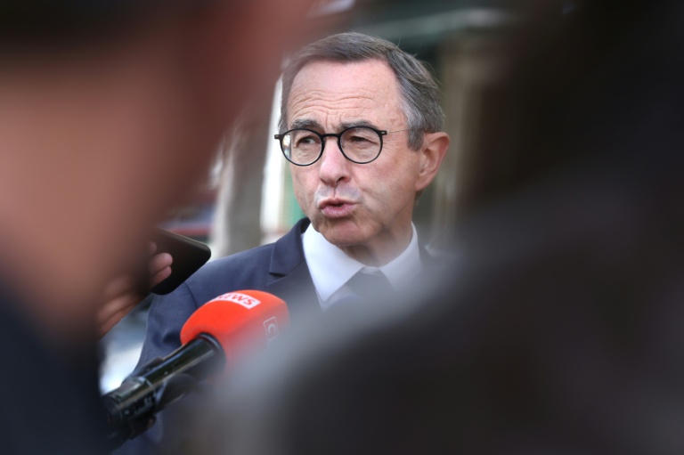 Le président du parti Les Républicains (LR) et candidat à la présidentielle, Bruno Retailleau, à Paris le 18 septembre 2026