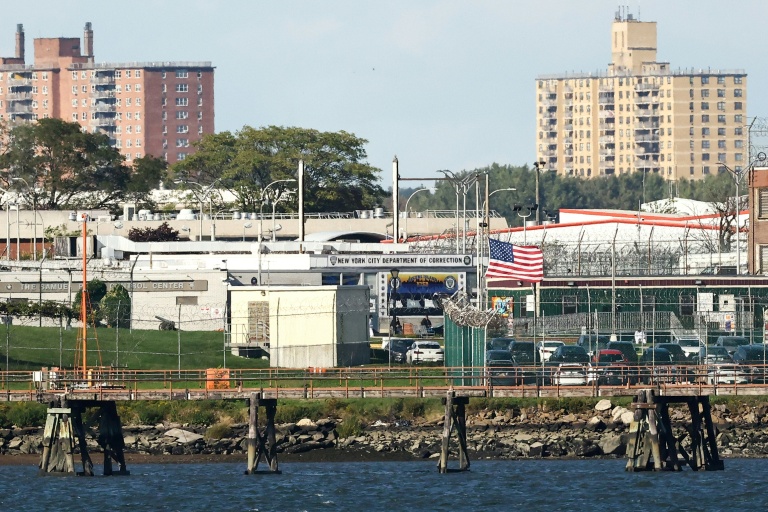 Le centre de détention de Rikers Island, dans le Queens, à New York, le 5 octobre 2026