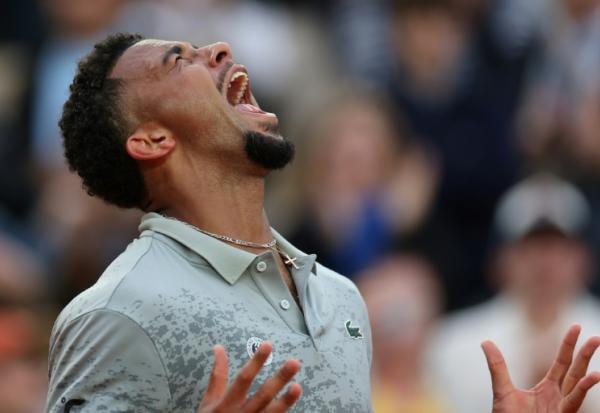 Le Français Arthur Fils a gagné son premier match au premier tour de Roland-Garros le 26 mai 2025 à Paris
