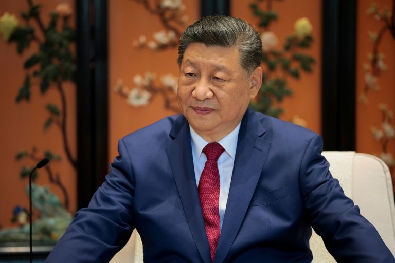 Le président chinois Xi Jinping s'entretient avec son homologue américain Donald Trump, le 15 mai 2026 à Pékin