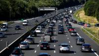 Sur l'A10, au sud de Paris, le 6 septembre 2022