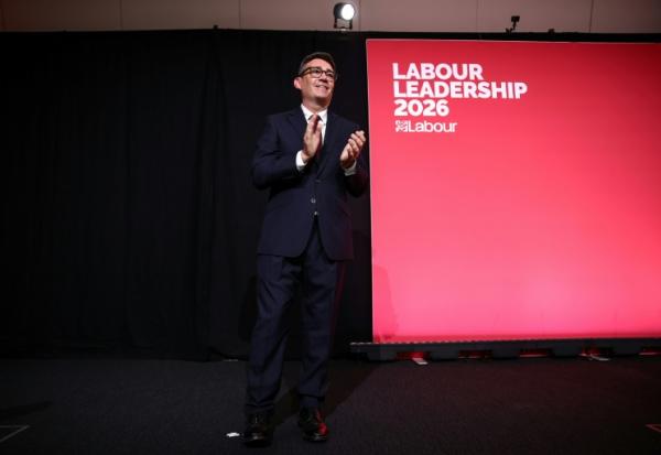 Andy Burnham, confirmé comme nouveau chef du Parti travailliste et prochain Premier ministre britannique, lors de la conférence extraordinaire du Labour à Londres, le 17 juillet 2026