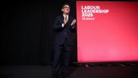 Andy Burnham, confirmé comme nouveau chef du Parti travailliste et prochain Premier ministre britannique, lors de la conférence extraordinaire du Labour à Londres, le 17 juillet 2026